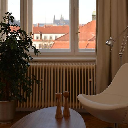 Beautiful View On The Prague Castle Close To The Centre Appartement Buitenkant foto